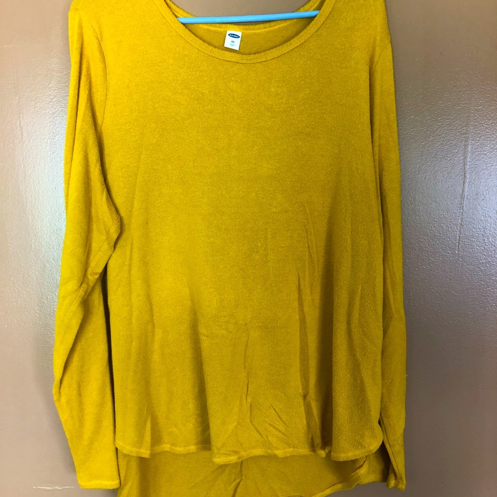 Long Sleeved mustard color sweater